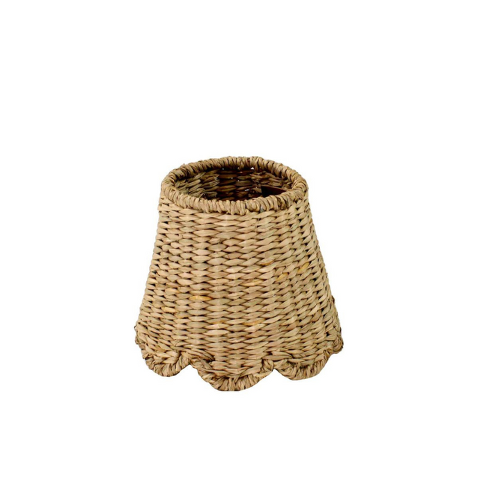 Scalloped Seagrass Micro Lampshade - Becket Hitch