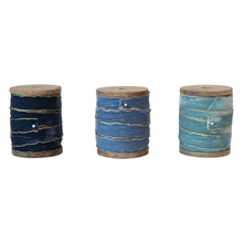 Load image into Gallery viewer, Twilight Metallic Edge Velvet Ribbons
