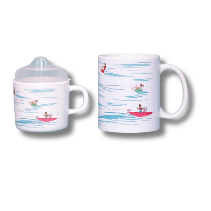 Water Ski Two of a Kind Cup Set - Becket Hitch
