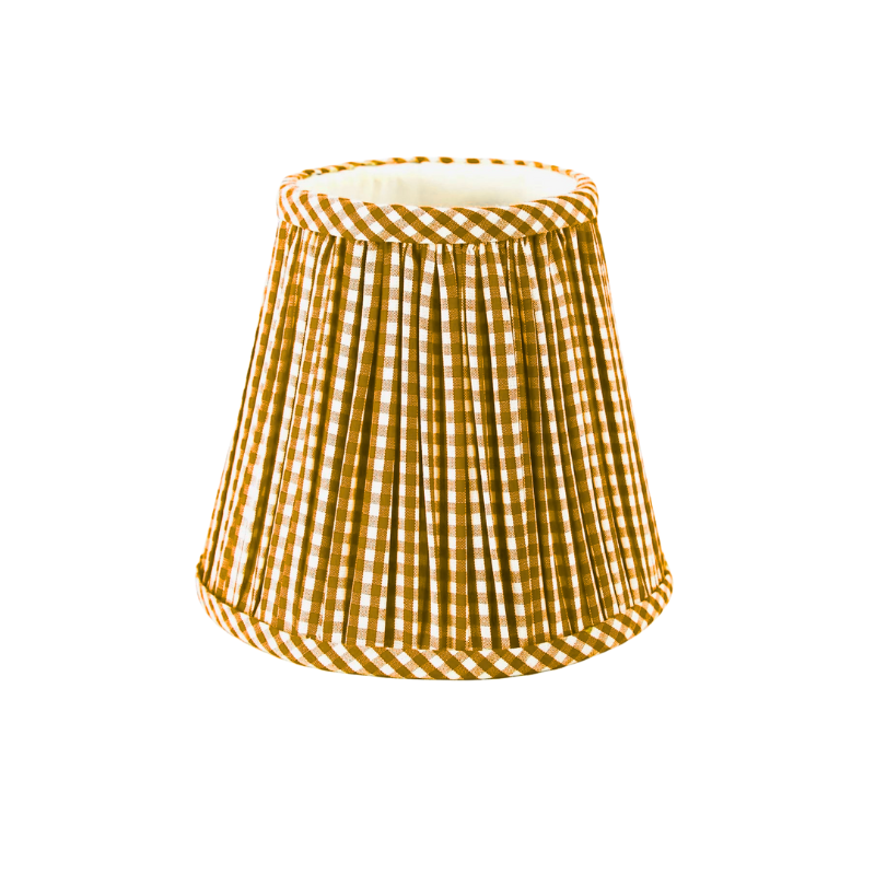 Gold Checkered Shade Cover