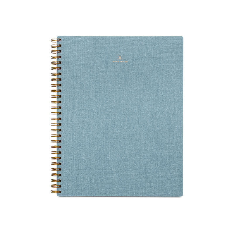 Chambray Blue Notebook