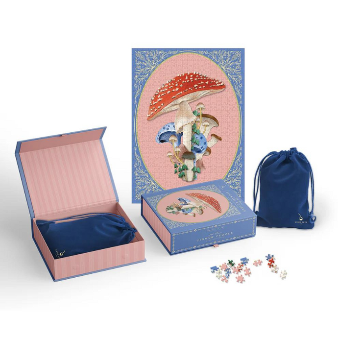 Enchanted Mushroom Cameo Puzzle-Becket Hitch