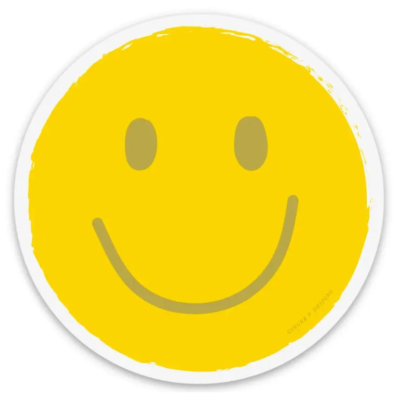 Smiley Face Vinyl Sticker - Becket Hitch