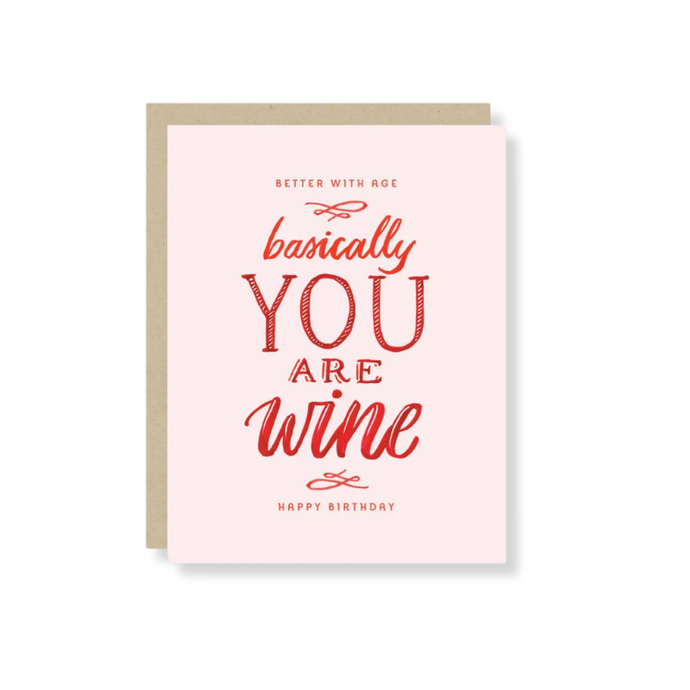 Basically You Are Wine - becket hitch