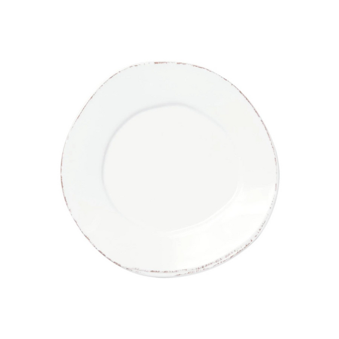 Melamine Lastra White Salad Plate - Becket Hitch