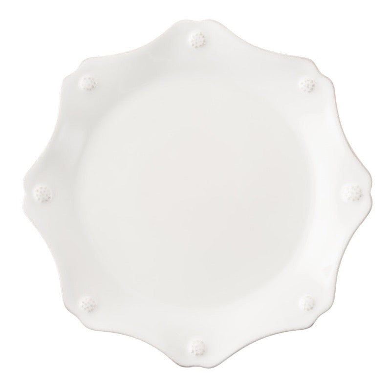 Berry & Thread Whitewash Scalloped Dessert/Salad Plate - Becket Hitch