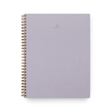 Load image into Gallery viewer, Lavender Gray Notebook - Becket Hitch
