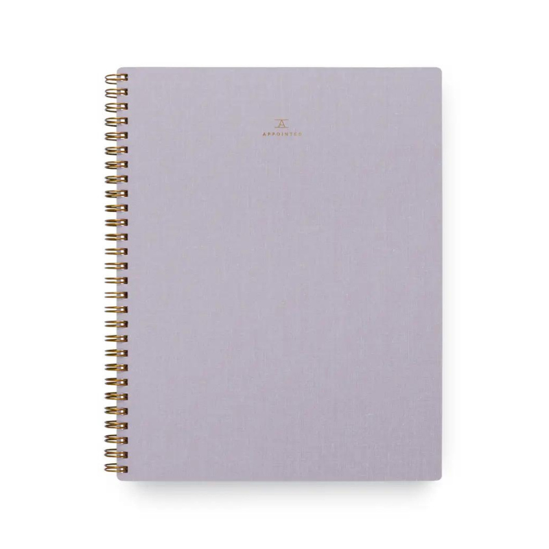 Lavender Gray Notebook - Becket Hitch