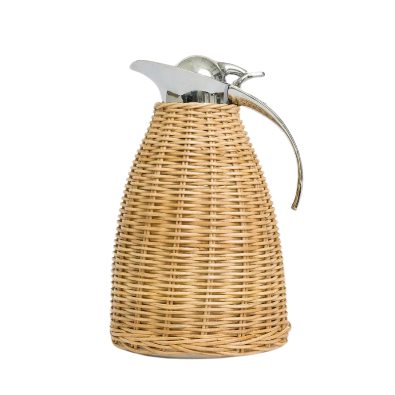 Natural Wicker Thermos-Becket Hitch