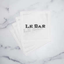 Load image into Gallery viewer, Le Bar Linen Coasters
