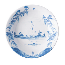 Load image into Gallery viewer, Country Estate Serving Bowl 13 in. - Delft Blue Top - Becket Hitch
