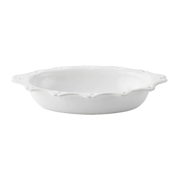Juliska Berry & Thread Whitewash Round Dessert Plate - Elegant Ceramic Serving Plate