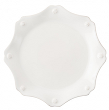 Load image into Gallery viewer, Berry &amp; Thread Scallop Salad Plate - Whitewash - becket hitch
