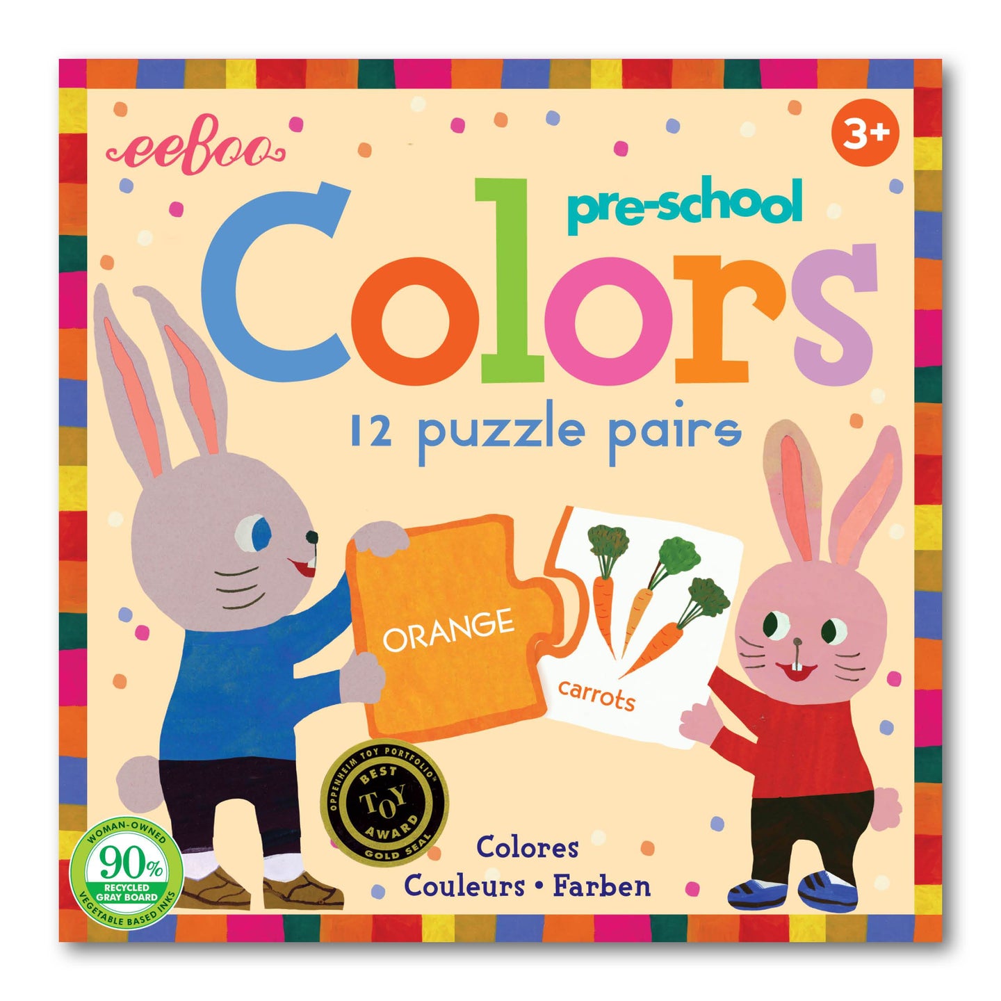 Pre-School Colors Puzzle Pairs