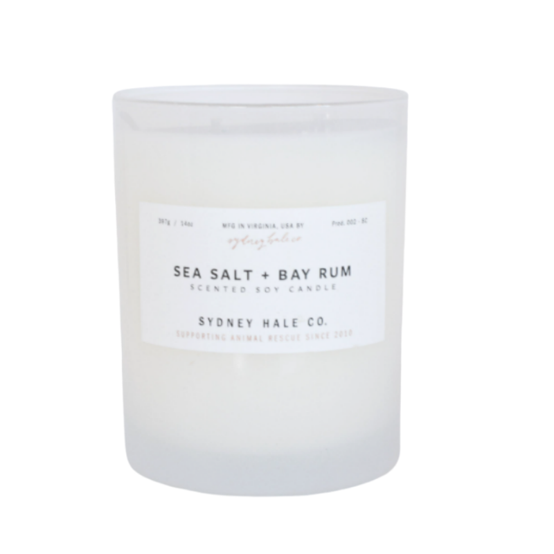 Sea Salt + Bay Rum Candle