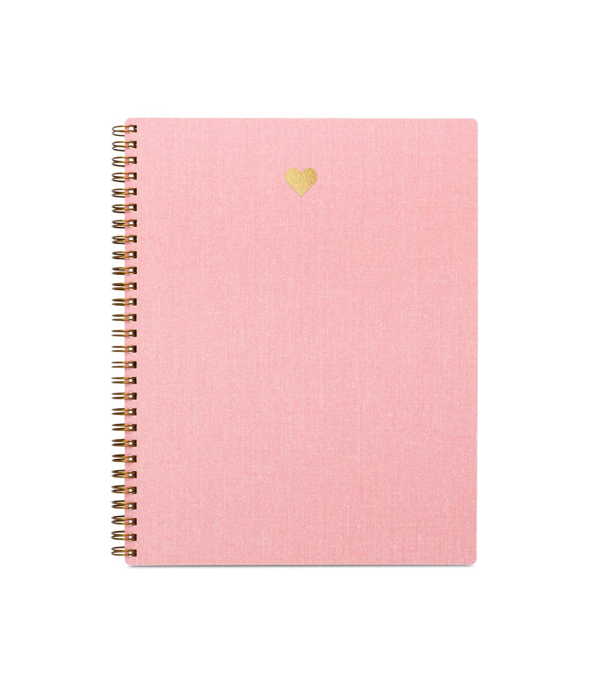 Blossom Pink Heart Notebook Lined