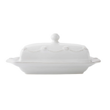 Load image into Gallery viewer, Berry &amp; Thread Butter Dish - Whitewash - Becket Hitch

