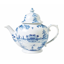 Load image into Gallery viewer, Country Estate Teapot - Delft Blue - Becket Hitch

