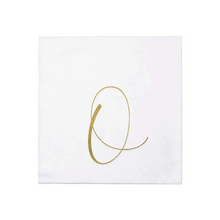 Load image into Gallery viewer, Gold Monogram Cocktail Napkins
