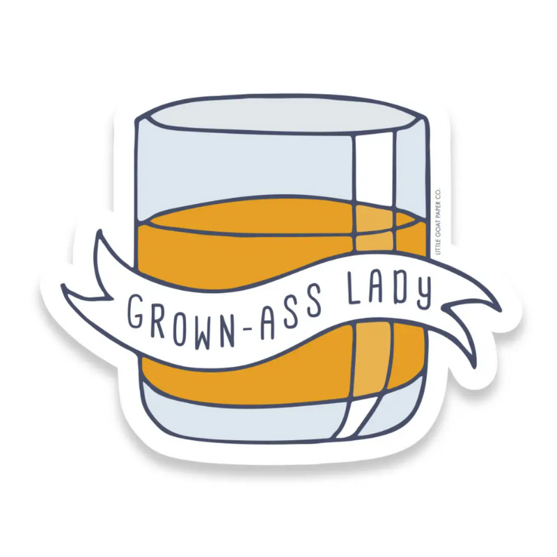 Grown-Ass Lady Sticker
