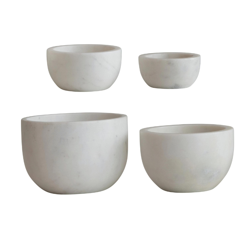 Small Marble Bowls Set