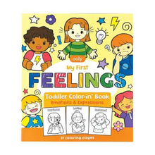Load image into Gallery viewer, Feelings Toddler Coloring Book
