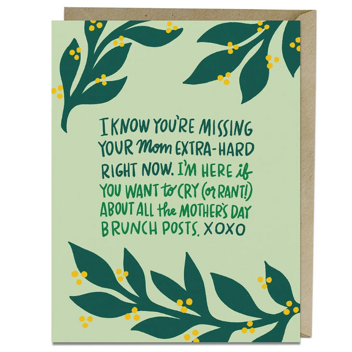 Missing Your Mom Card - Becket Hitch