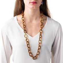 Load image into Gallery viewer, Earth Goddess Chain Necklace in Teak
