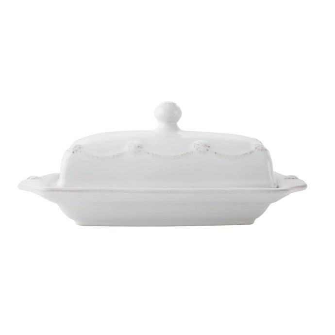 Berry & Thread Butter Dish - Whitewash - Becket Hitch