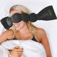 Load image into Gallery viewer, Black-Weighted-Sleep-MaskBecket-Hitch
