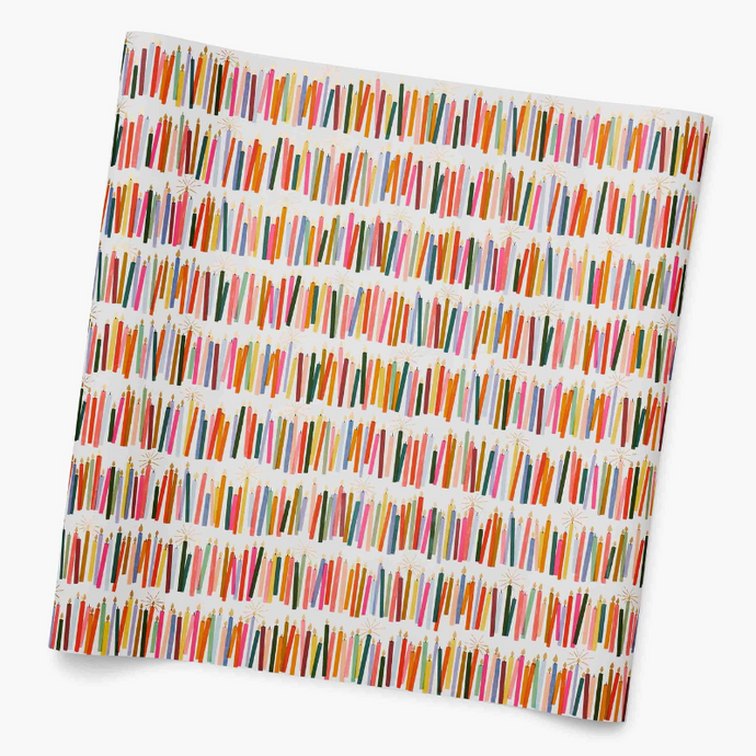 Candles Wrapping Paper-Becket Hitch