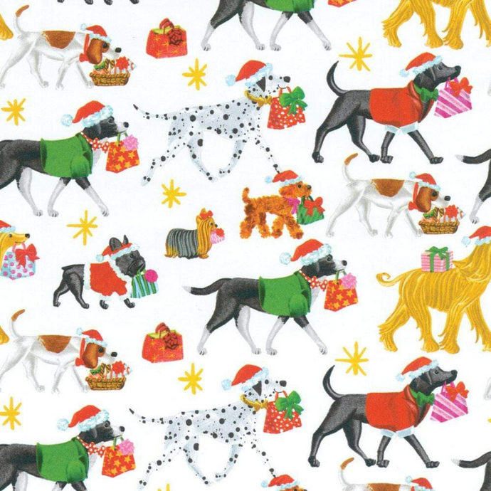 Christmas Delivery White Wrapping Paper - becket hitch