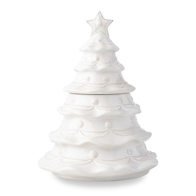 Christmas Tree Cookie Jar B&T Whitewash-Becket Hitch