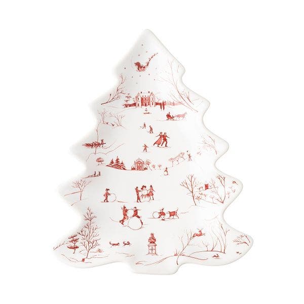 Country Estate Winter Frolic Ruby Small Tree Tray-Becket Hitch