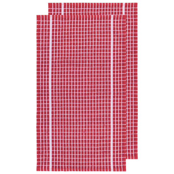 Cranberry Terry Towels-Becket Hitch