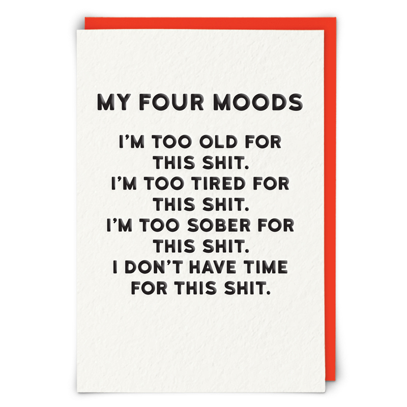 Four Moods Card - Becket Hitch