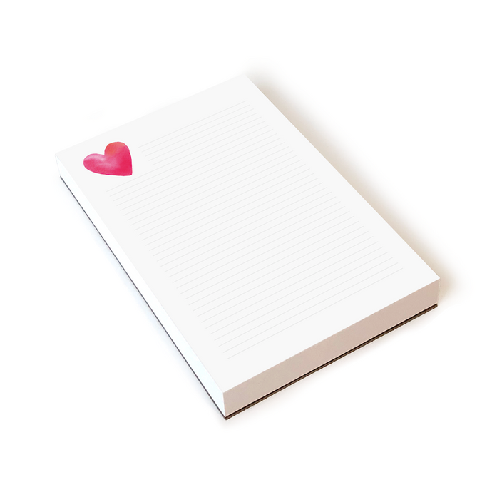 Heart Notepad-Becket Hitch