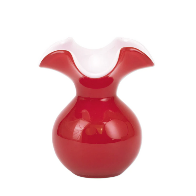 Hibiscus Glass Red Bud Vase-becket Hitch