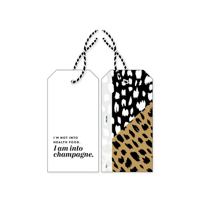 I am Into Champagne Gift Tags-Becket Hitch