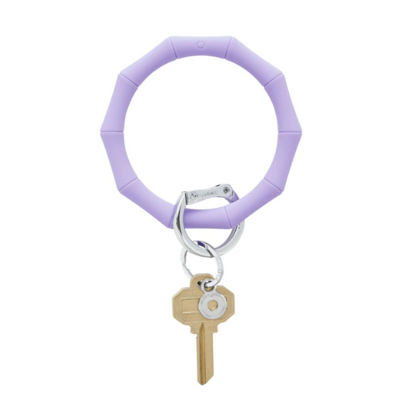 In the Cabana Bamboo Silicone Key Ring - Becket Hitch