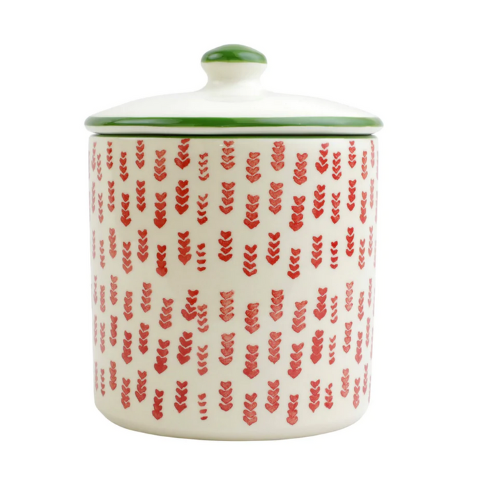 Mistletoe Arrow Cookie Jar-Becket Hitch