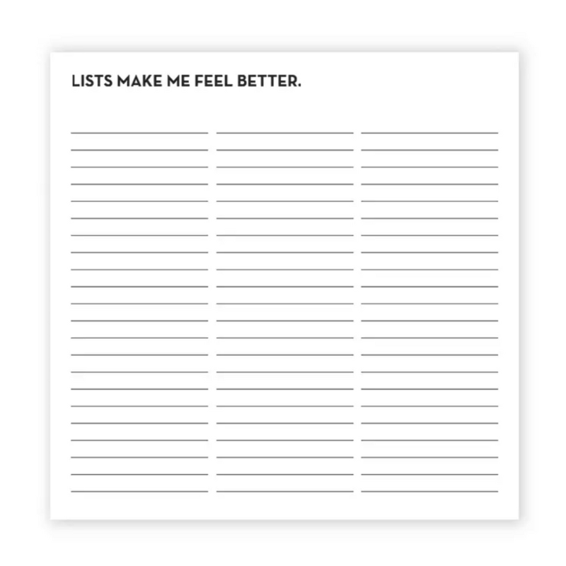 Feel Better: List