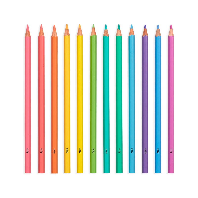 Pastel Hues Colored Pencils OPen Box - Becket Hitch