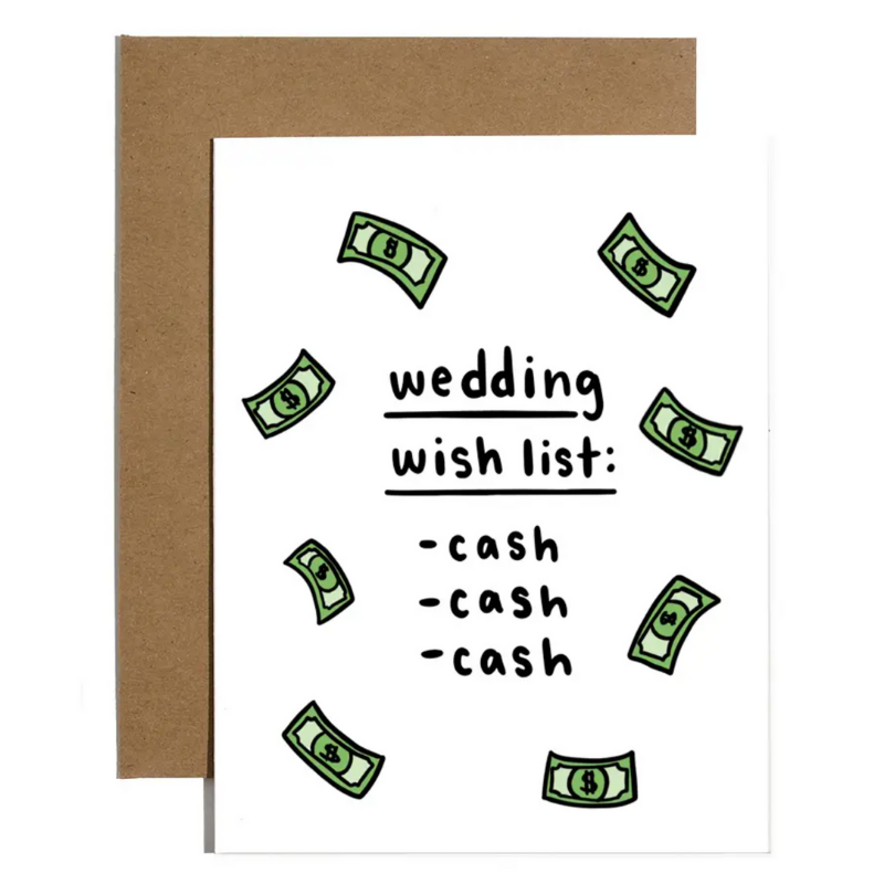 Wedding Wishlist Card