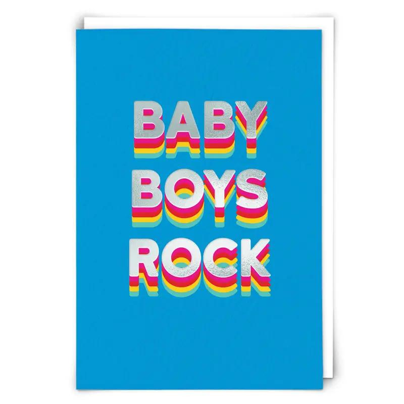 Boys Rock Card