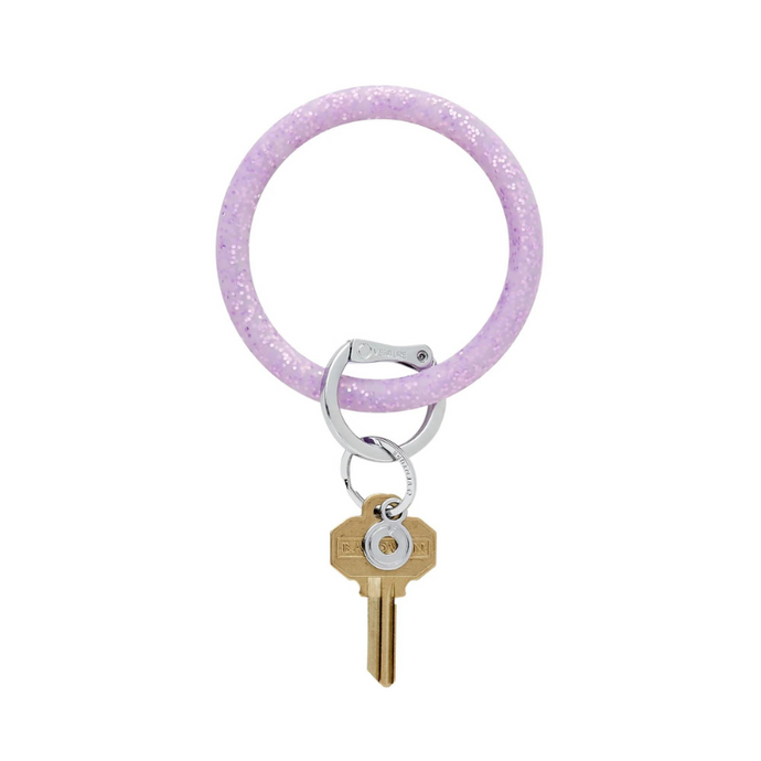 In The Cabana Confetti Silicone Key Ring - Becket Hitch