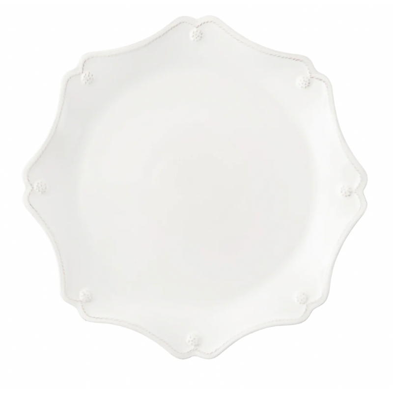 Berry & Thread Scallop Charger/Platter - Whitewash - Becket Hitch