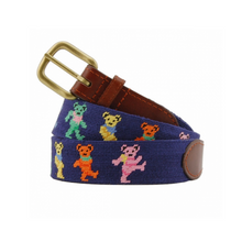 Load image into Gallery viewer, Dancing Bears Needlepoint Belt
