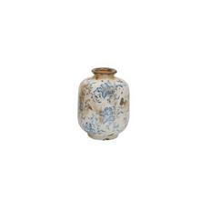 Load image into Gallery viewer, Floral Blue and White Vase - Becket HItch
