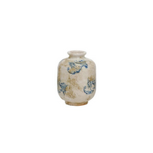 Load image into Gallery viewer, Leaf Blue and White Vase - Becket HItch
